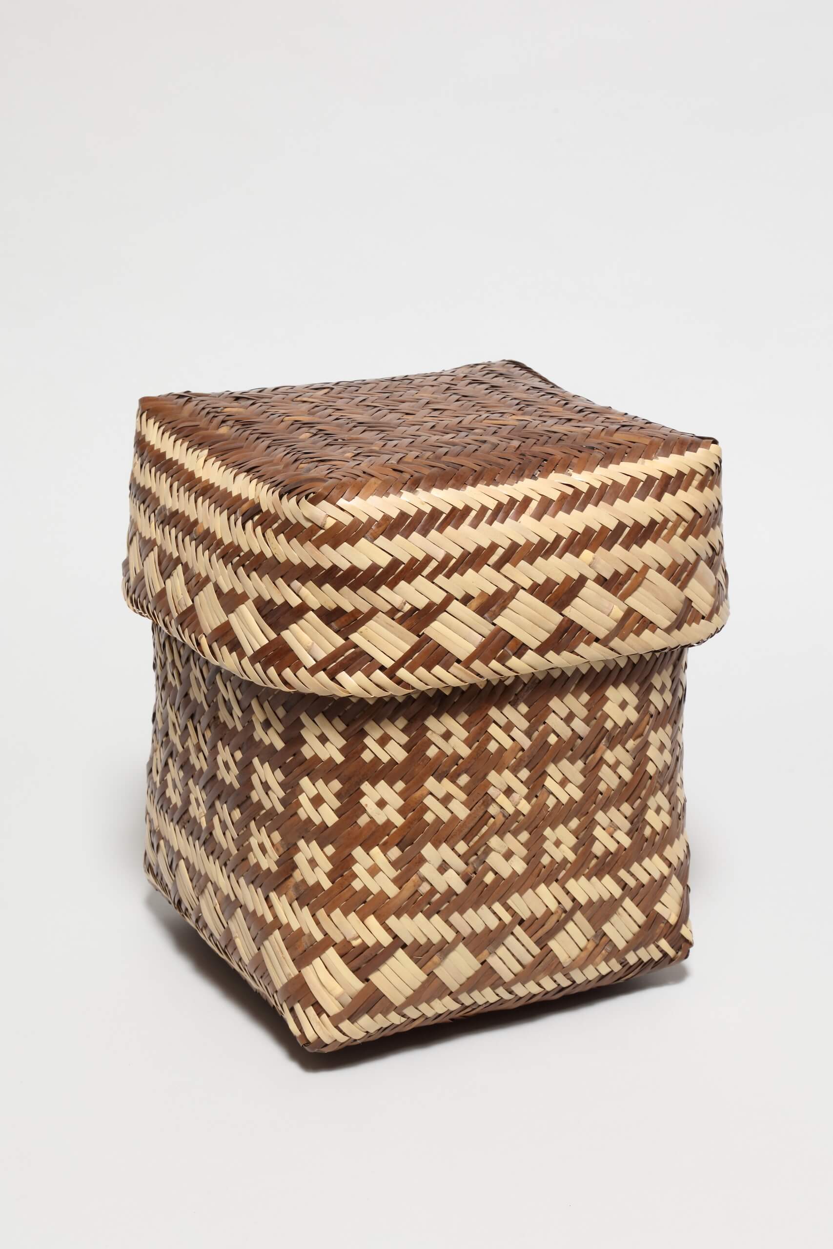 Vivian Garner Cottrell, Double Woven River Cane Basket, 2019