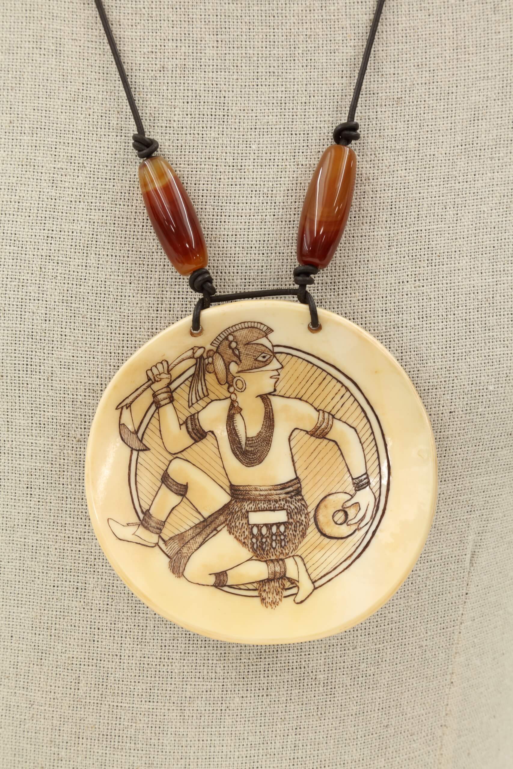 Sandy Fife Wilson, Chunky Player (Shell Gorget), 2021