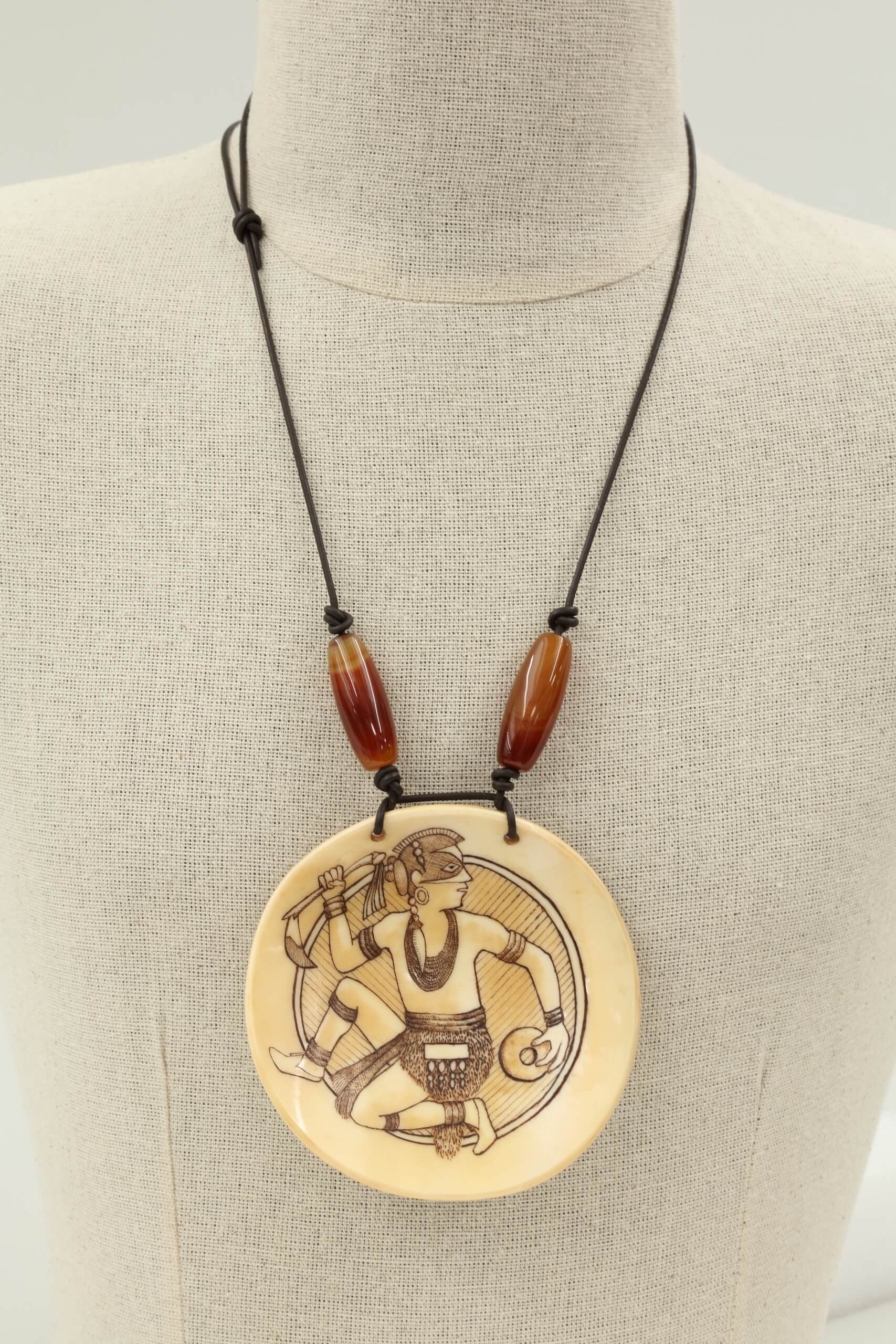 Sandy Fife Wilson, Chunky Player (Shell Gorget), 2021 (A 2nd View)